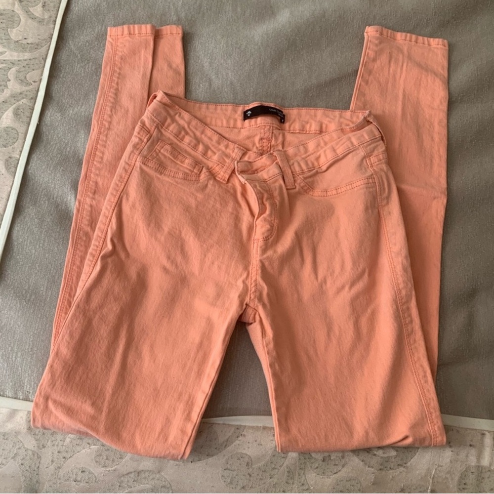 Peach Skinny Jeans